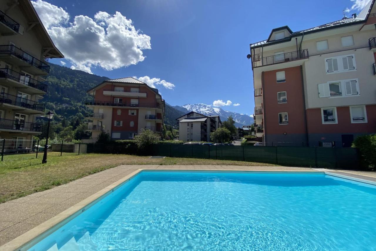 Flat In Residence With Swimming Pool Saint-Gervais-les-Bains Exterior photo